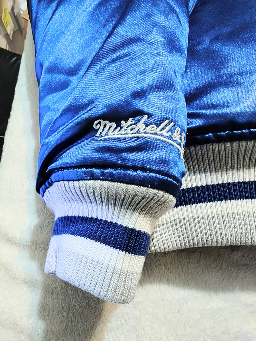 Michell & Ness LA Dodgers Satin Coaches Jacket Cooperstown Collection Medium - Picture 2 of 12
